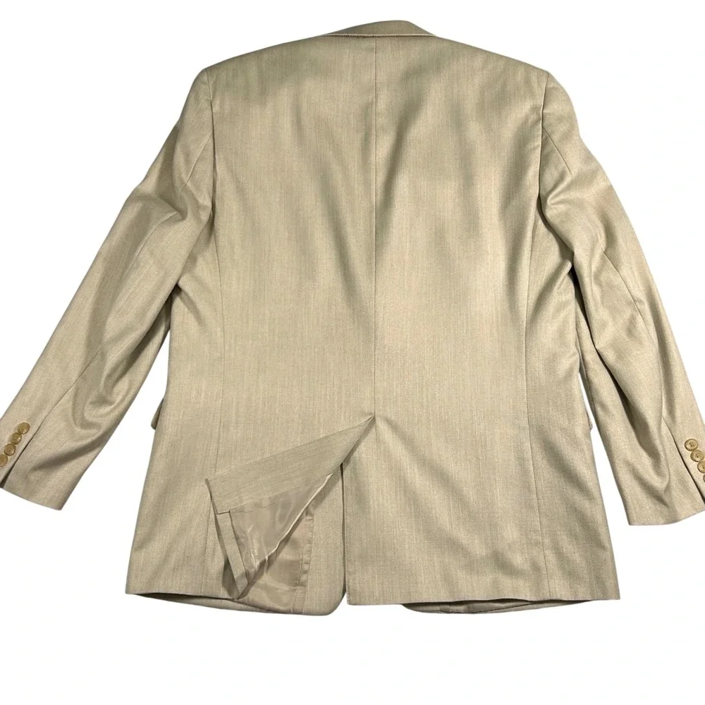 Lauren Ralph Lauren Mens 43R Tan Two Button Blazer Sport‎ Coat Jacket